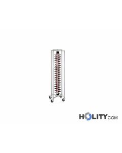 Supporto Verticale Per Utensili Da Cucina In Acciaio Inox - 18x10.5 Cm