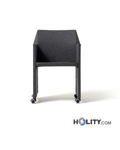 Poltrona Sacco Girevole Rotonda Confortevole, Beige | Italy