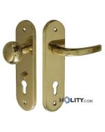 Maniglia per hotel - porta di ingresso in ottone h0405