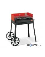Barbecue a carbonella con ruote h17009