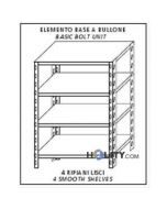 scaffale-inox-a-bullone-4-ripiani-lisci-200x40xh180-cm-h11140