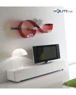 Base portatv con 3 cassetti in legno laccato h18603 h18604