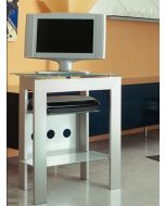Carrello portatv in alluminio girevole h12513