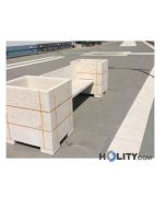 panchina-per-arredo-urbano-con-fioriere-h31932