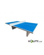 EastPoint Sports Penn - Tavolo da ping pong salvaspazio, completamente assemblato, 1,8 m x 9,6 m, per interni/esterni, con rete, 2 pagaie da ping pong e 4 palline da 10 minuti