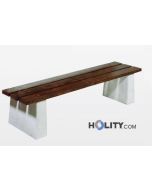 panchina-in-cemento-con-listoni-in-legno-h19151