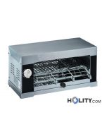 Tostiera professionale 2 pinze in acciaio inox h19006