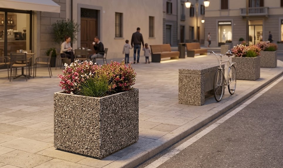 Come installare correttamente le fioriere in aree pubbliche
