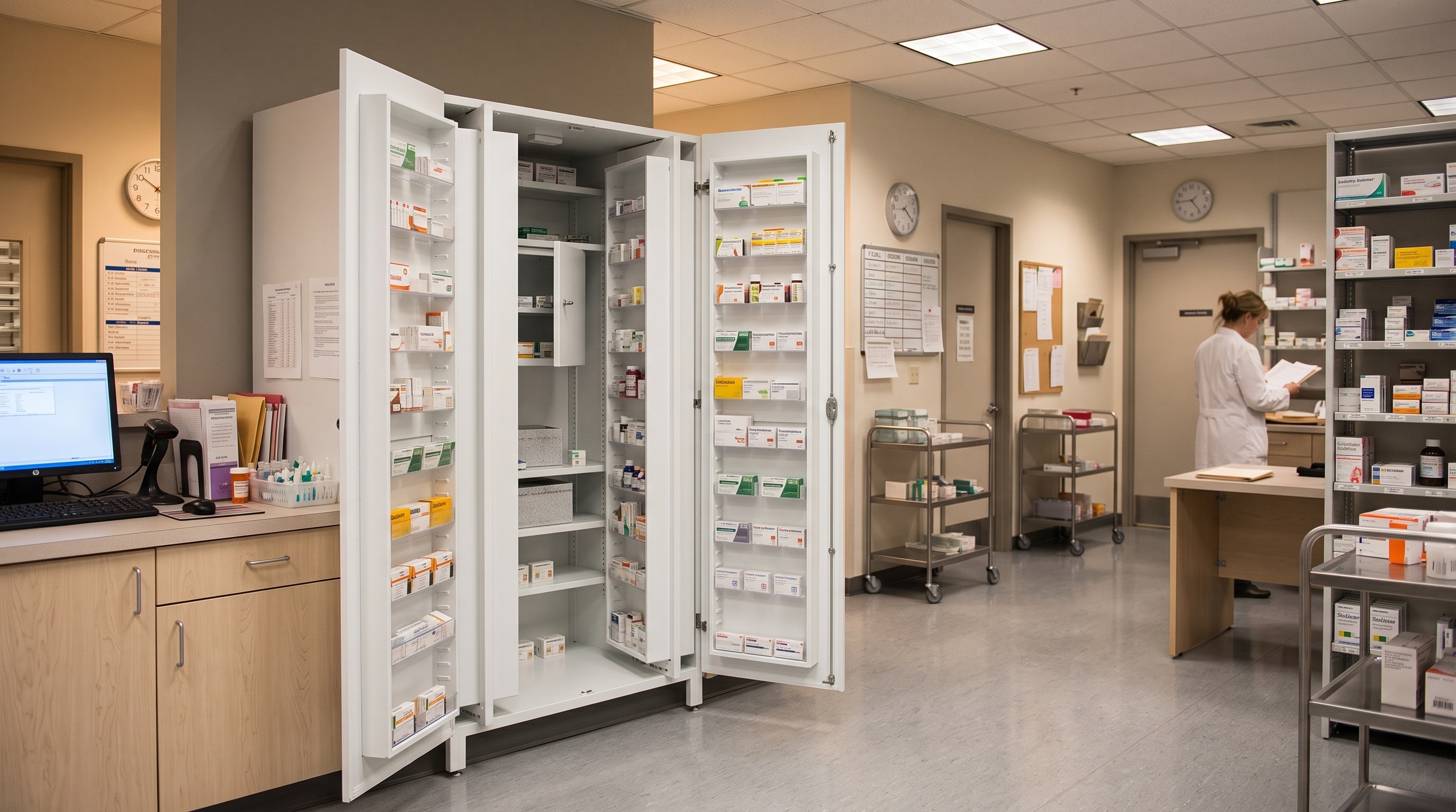 Come organizzare un armadio farmaci in ospedale o clinica