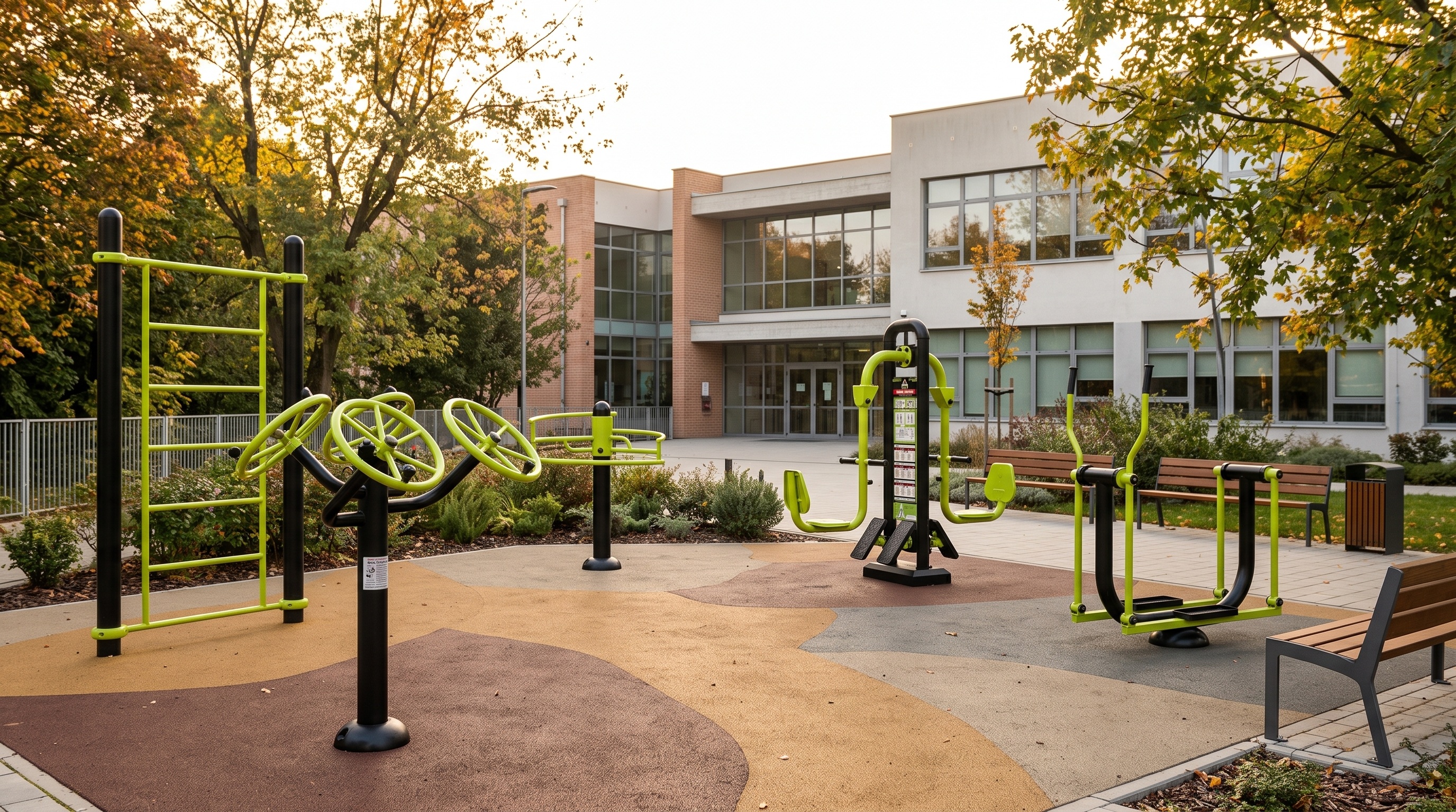 Fitness outdoor per scuole: come attrezzare gli spazi esterni