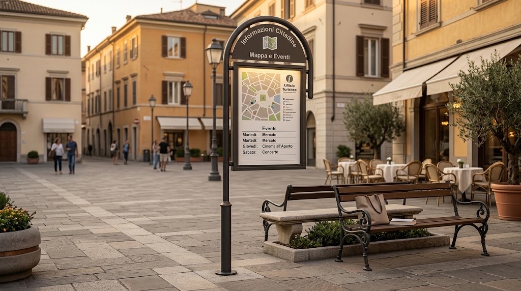 Bacheche per arredo urbano: funzionali ed esteticamente piacevoli