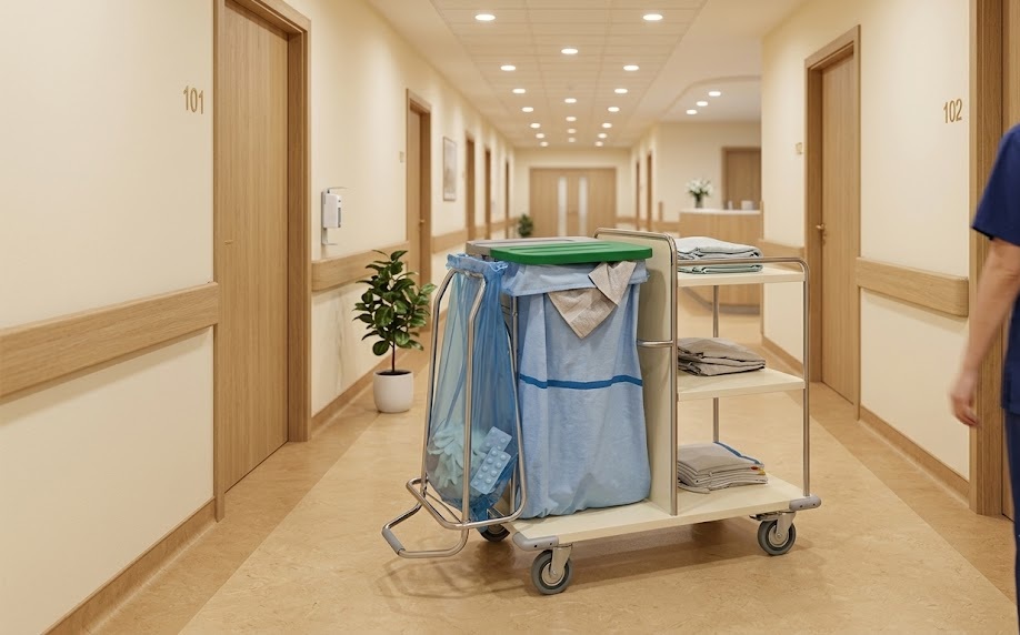 Carrelli portabiancheria ospedalieri: guida completa alla scelta