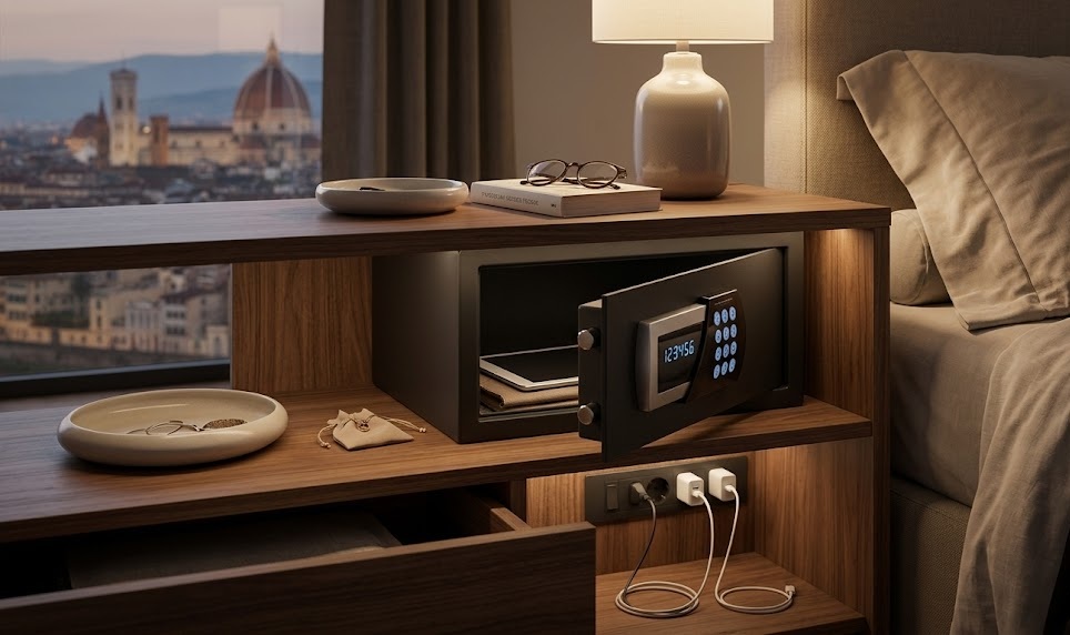 Perché installare una cassaforte in ogni camera hotel migliora l’esperienza degli ospiti