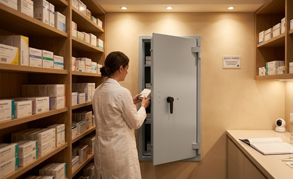 Casseforti per farmaci e stupefacenti: normative, custodia e registri