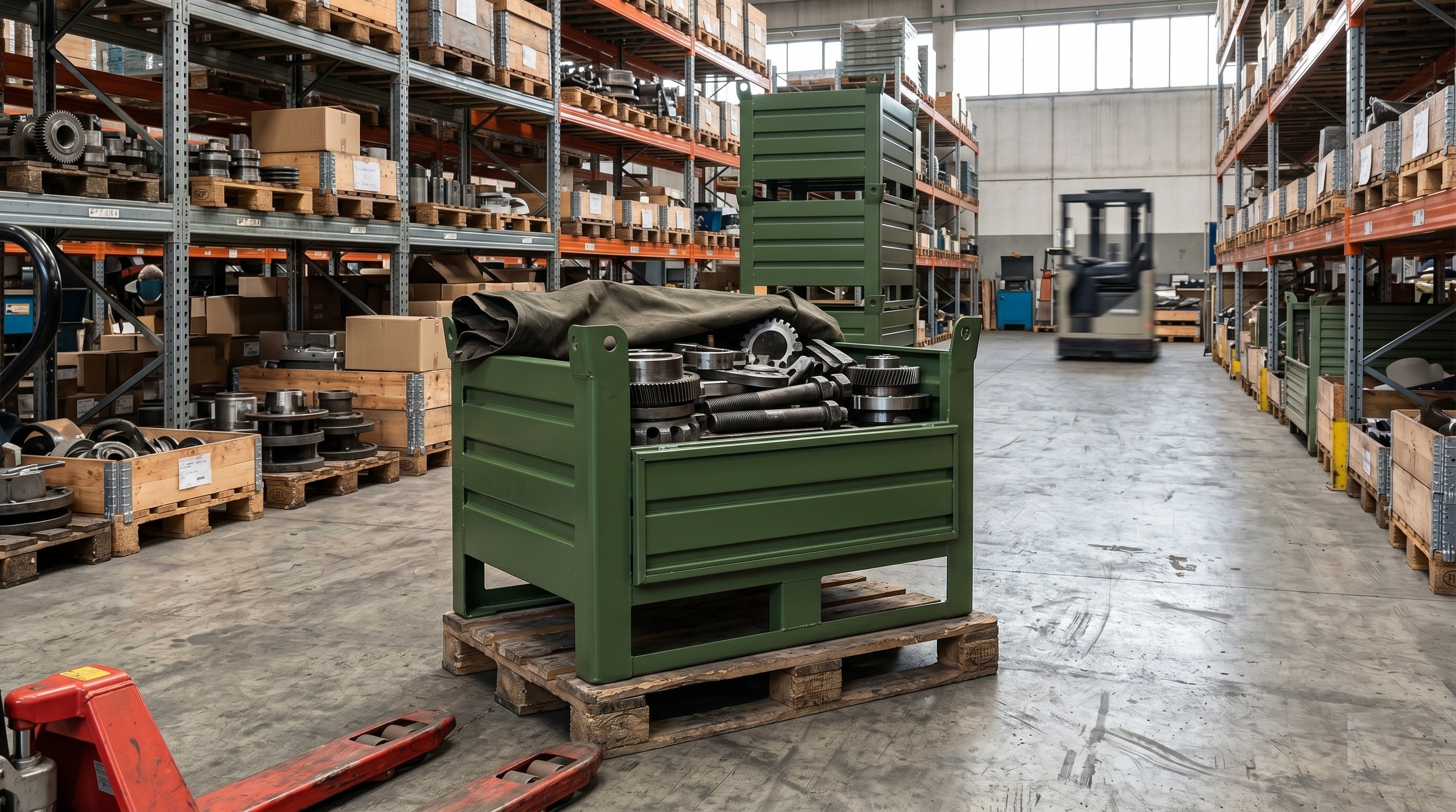 Contenitori metallici per magazzino: organizzazione ed efficienza