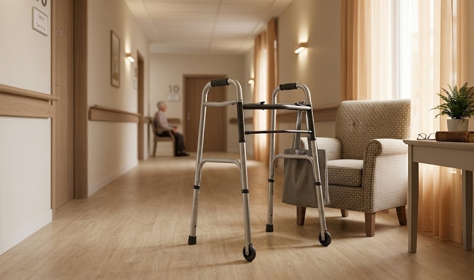 Deambulatori da interno: cosa valutare per corridoi, camere e reparti