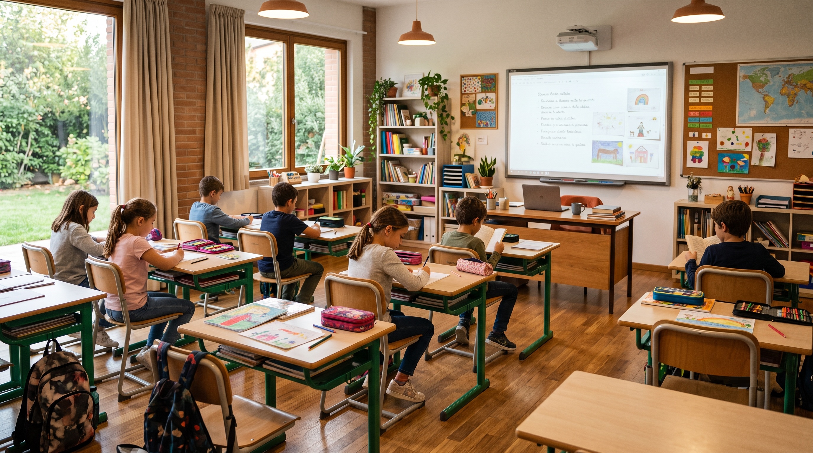 Come progettare un’aula scolastica funzionale con banchi, sedie e cattedra