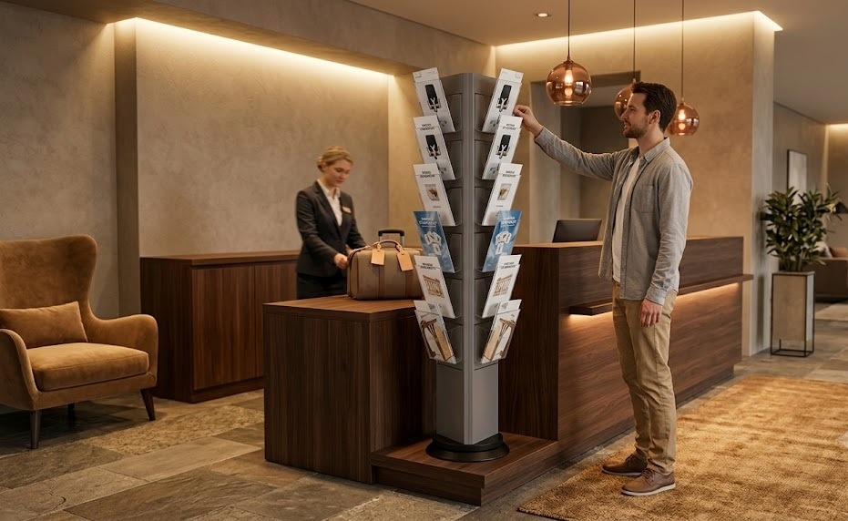 Come utilizzare il materiale informativo cartaceo del tuo Hotel
