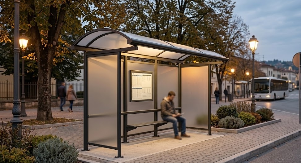 Pensiline fermata autobus: tipologie e differenze principali