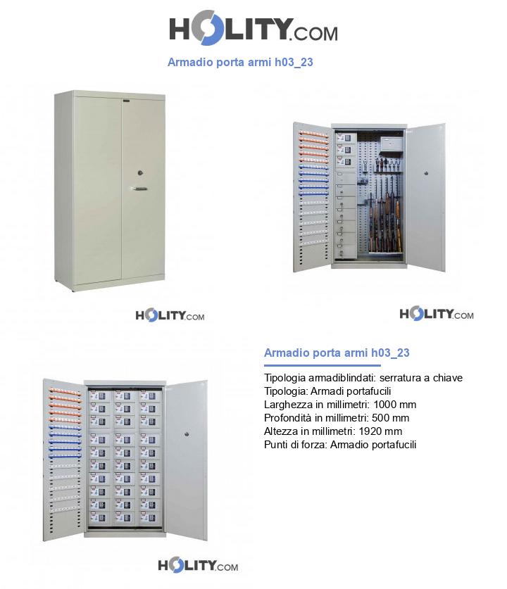 Armadio porta armi h03_23