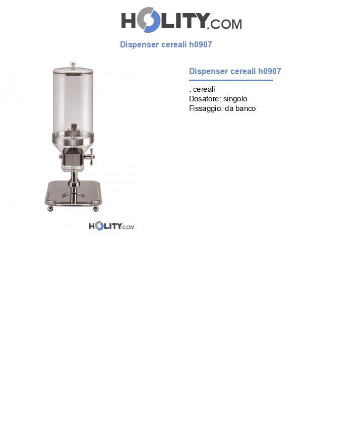 Dispenser cereali h0907