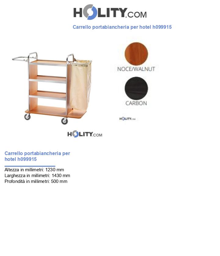 Carrello portabiancheria per hotel h099915