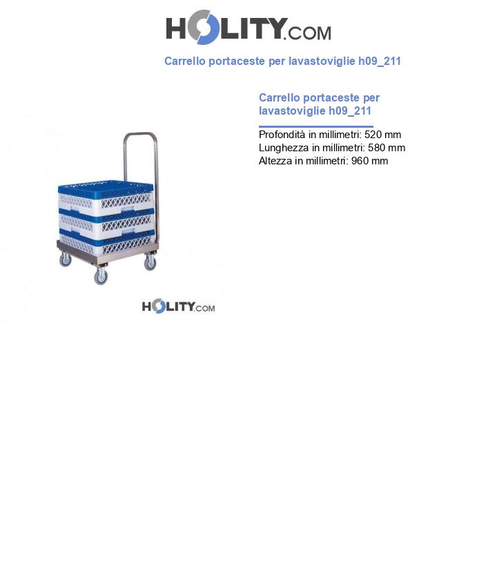 Carrello portaceste per lavastoviglie h09_211