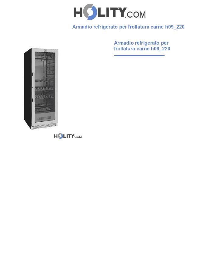 Armadio refrigerato per frollatura carne h09_220