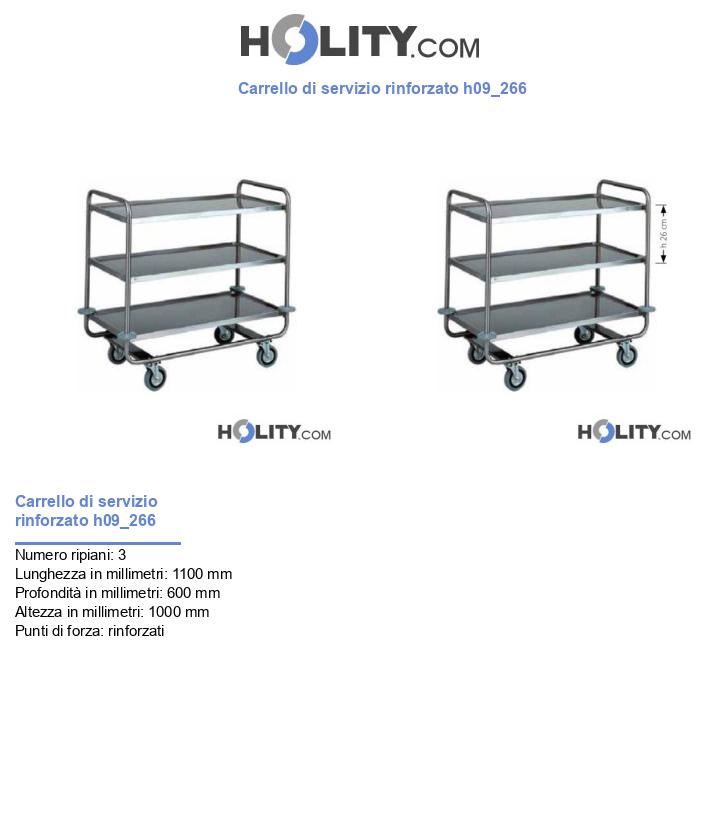 Carrello di servizio rinforzato h09_266
