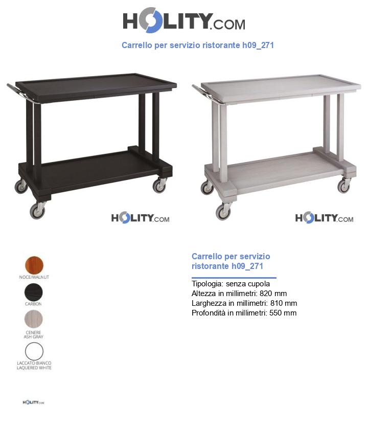 Carrello per servizio ristorante h09_271