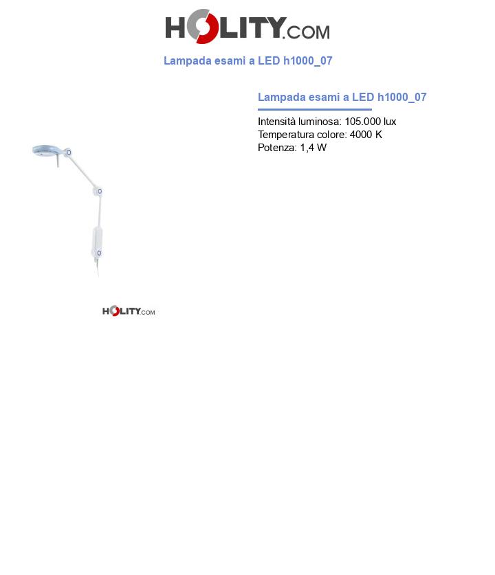 Lampada esami a LED h1000_07