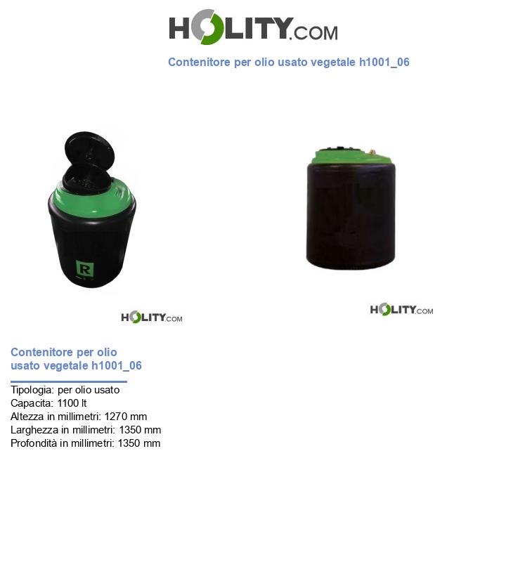 Contenitore per olio usato vegetale h1001_06