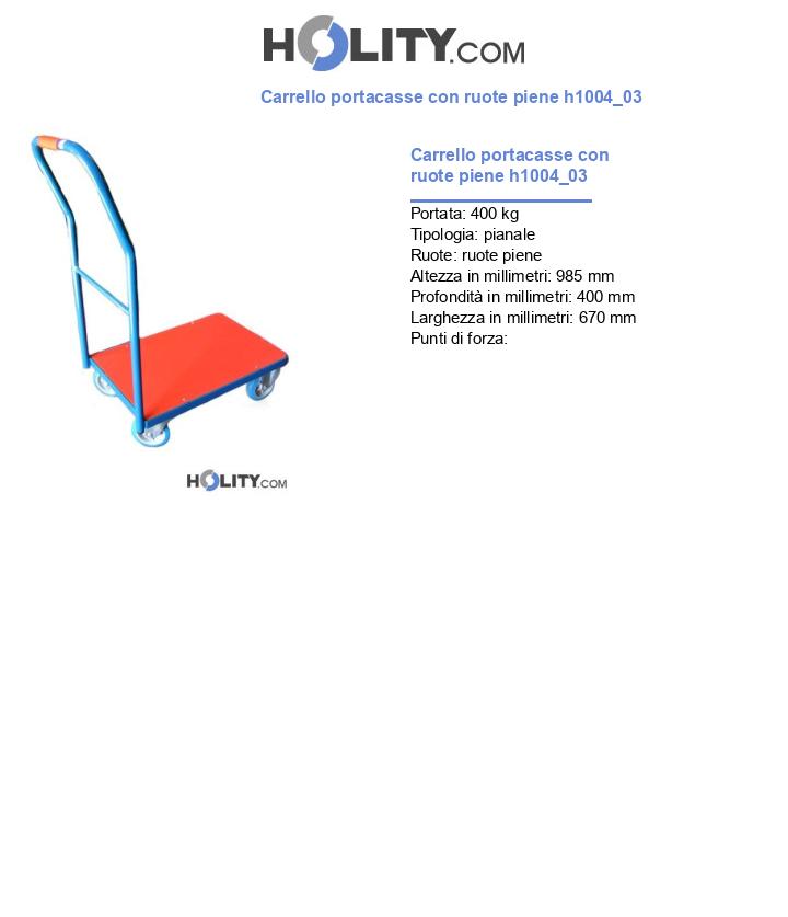Carrello portacasse con ruote piene h1004_03