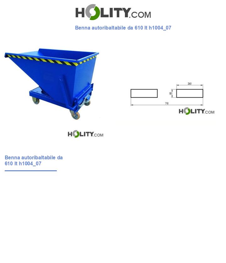 Benna autoribaltabile da 610 lt h1004_07