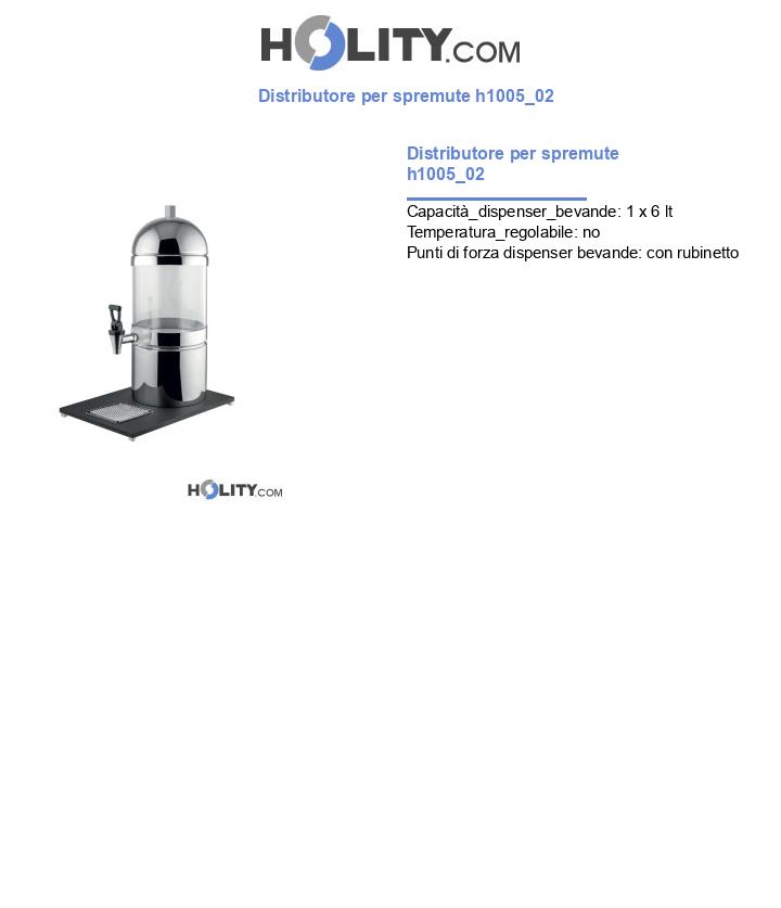 Distributore per spremute h1005_02