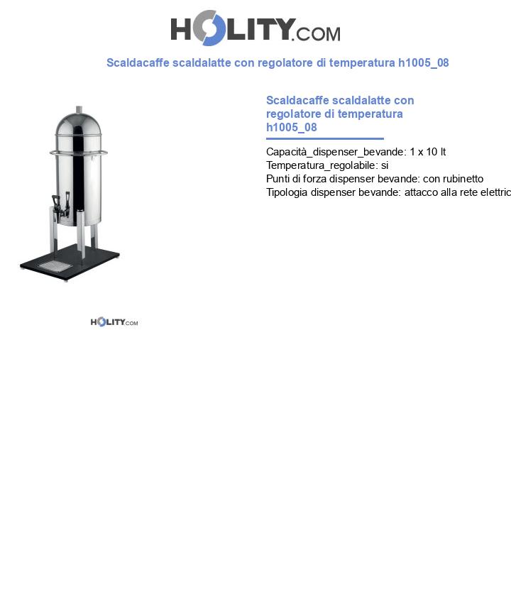 Scaldacaffe scaldalatte con regolatore di temperatura h1005_08