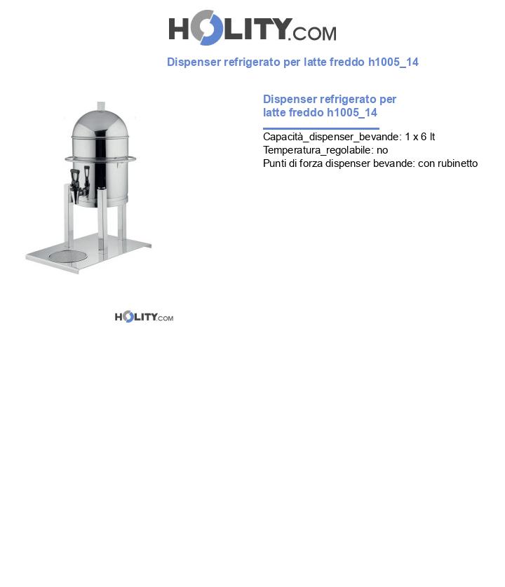 Dispenser refrigerato per latte freddo h1005_14