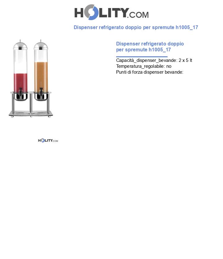 Dispenser refrigerato doppio per spremute h1005_17