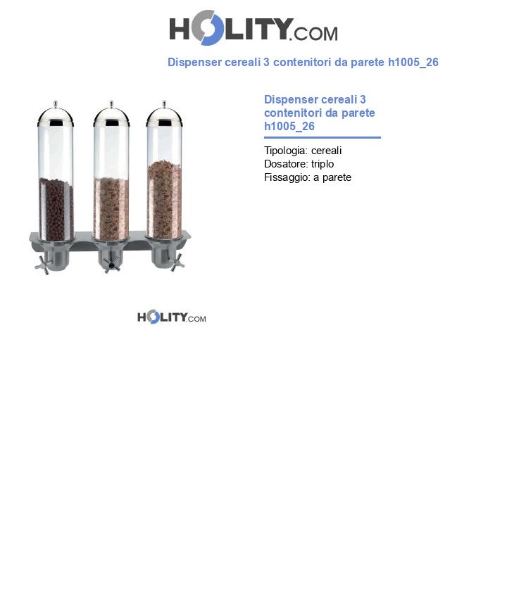 Dispenser cereali 3 contenitori da parete h1005_26