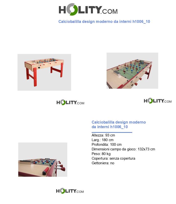 Calciobalilla design moderno da interni h1006_10