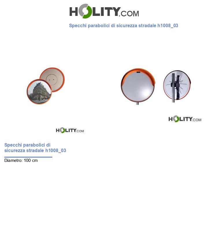 Specchi parabolici di sicurezza stradale h1008_03