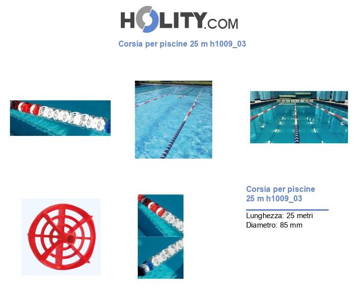 Corsia per piscine 25 m h1009_03