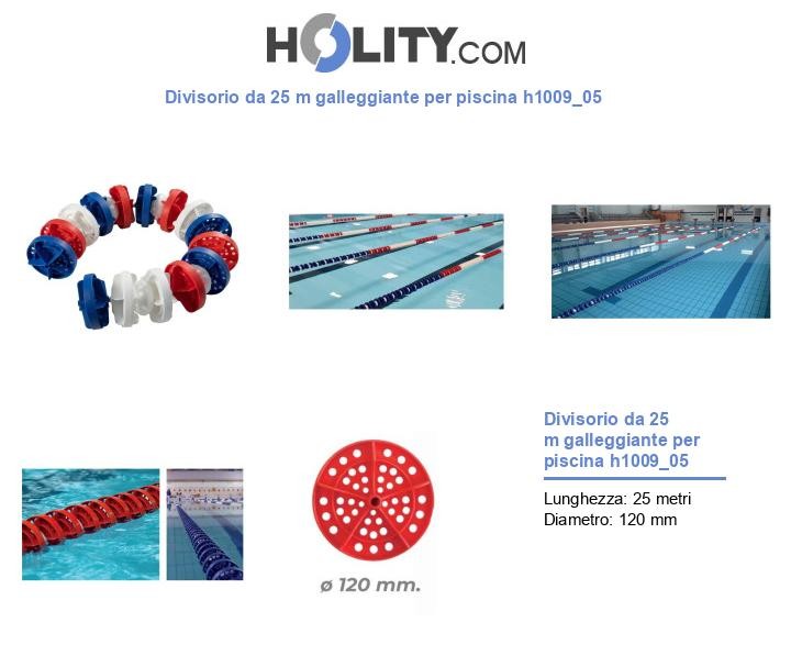 Divisorio da 25 m galleggiante per piscina h1009_05
