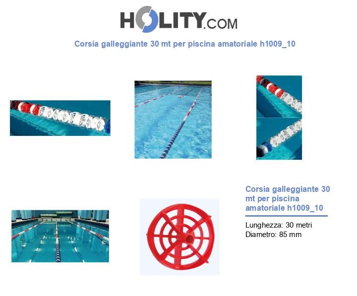 Corsia galleggiante 30 mt per piscina amatoriale h1009_10