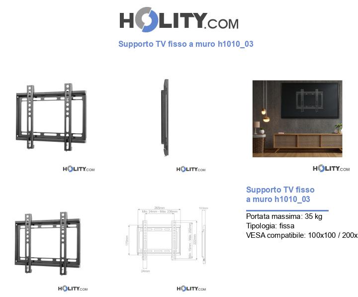 Supporto TV fisso a muro h1010_03