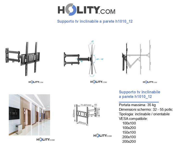 Supporto tv inclinabile a parete h1010_12