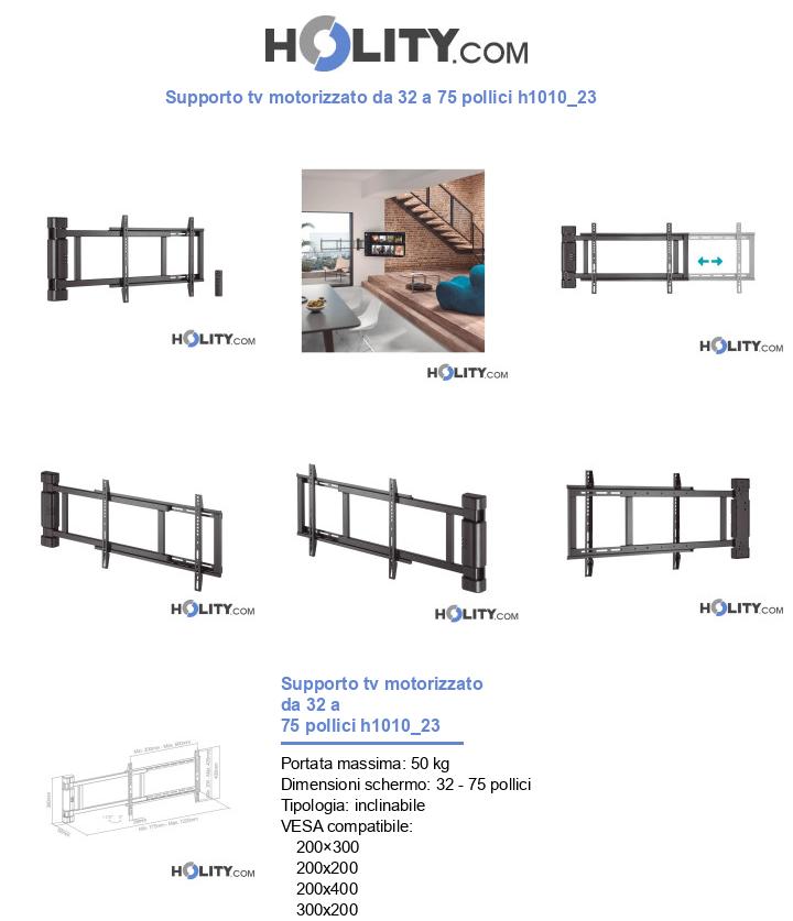 Supporto tv motorizzato da 32 a 75 pollici h1010_23