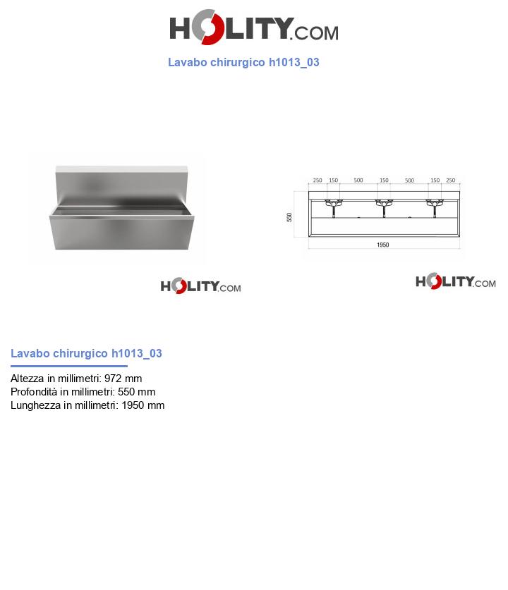 Lavabo chirurgico h1013_03