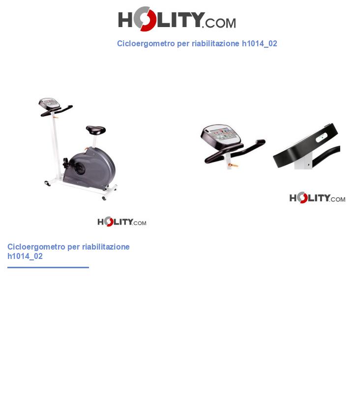 Cicloergometro per riabilitazione h1014_02