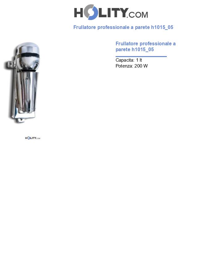 Frullatore professionale a parete h1015_05